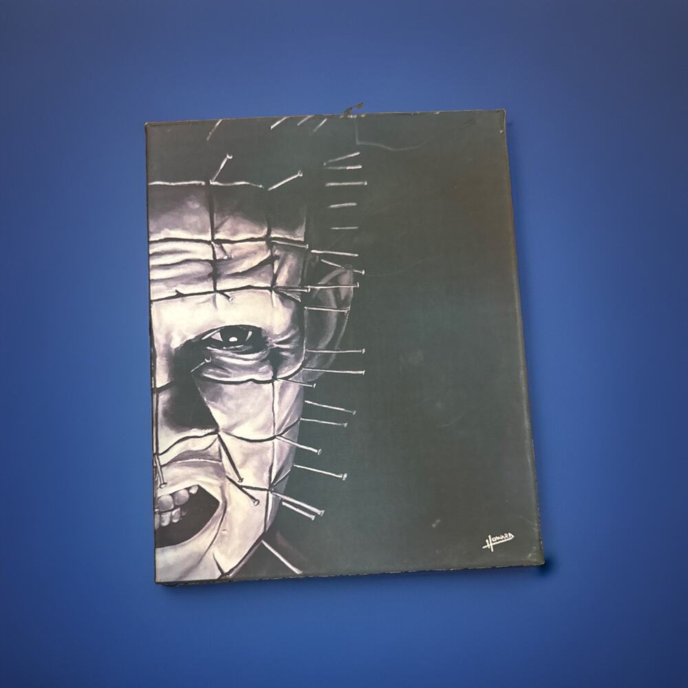 Hellraiser Pinhead Canvas Art Print 8"x10" Horror Clive Barker Doug Bradley